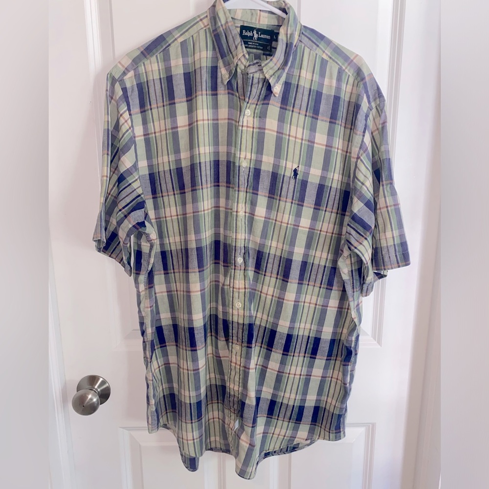 Ralph Lauren Short Sleeved Shirt - Size L